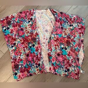 Bright floral kimono - XL